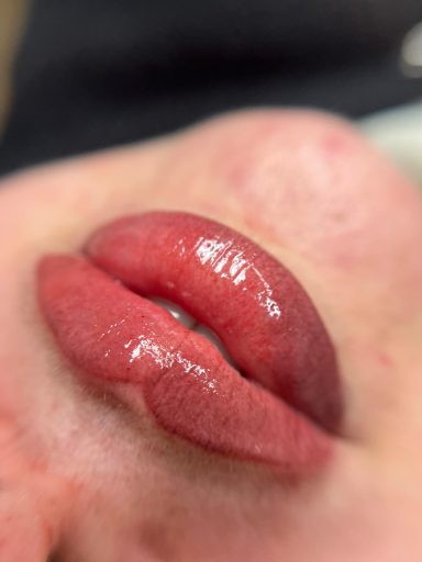 Ombre effect direct na de behandeling